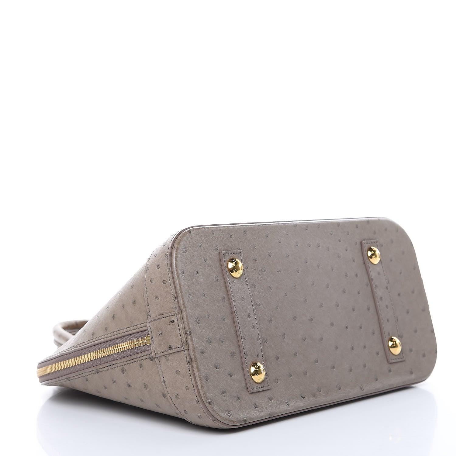 Louis Vuitton Ostrich Alma PM Gris 4 of 13