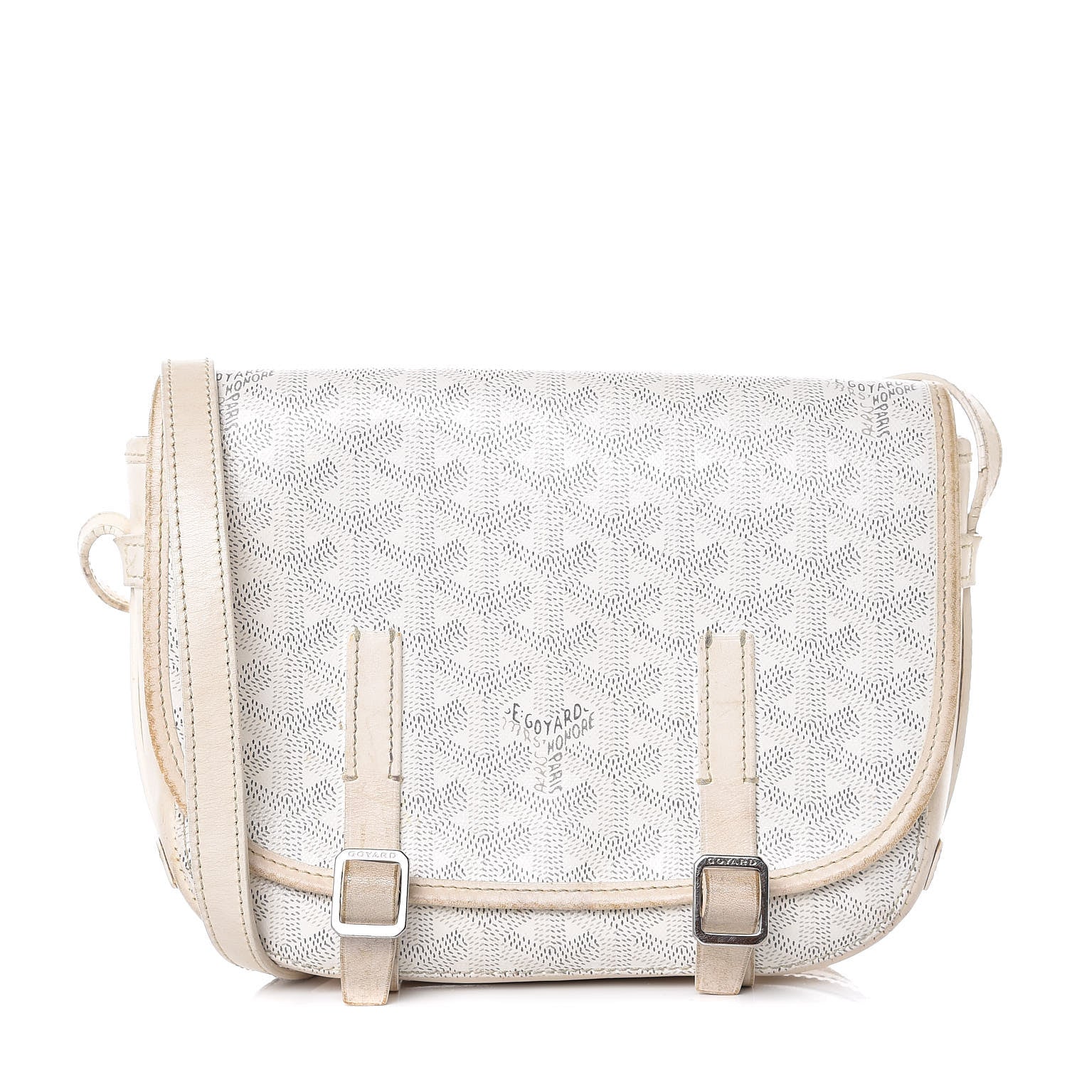 Goyard Goyardine Belvedere PM Messenger Bag White 1 of 22