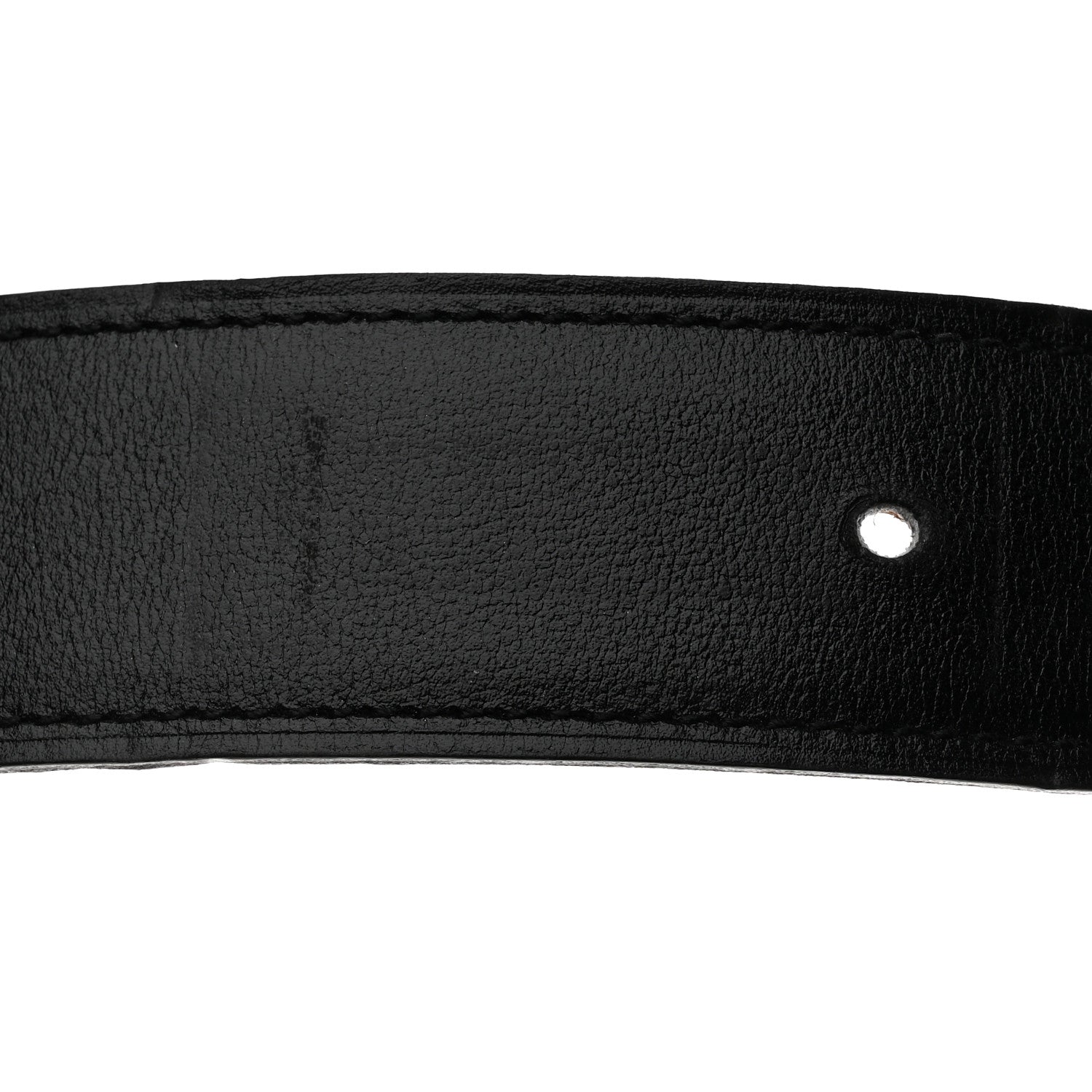 Hermes Box Togo 32mm H Belt 85 Black Gold 7 of 9