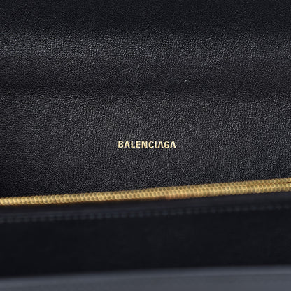 Balenciaga Box Calfskin Large Sharp Top Handle Bag Black 6 of 10