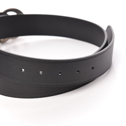 Gucci Moon Calfskin Nickel Double G 40mm Belt 95 38 Black 4 of 6