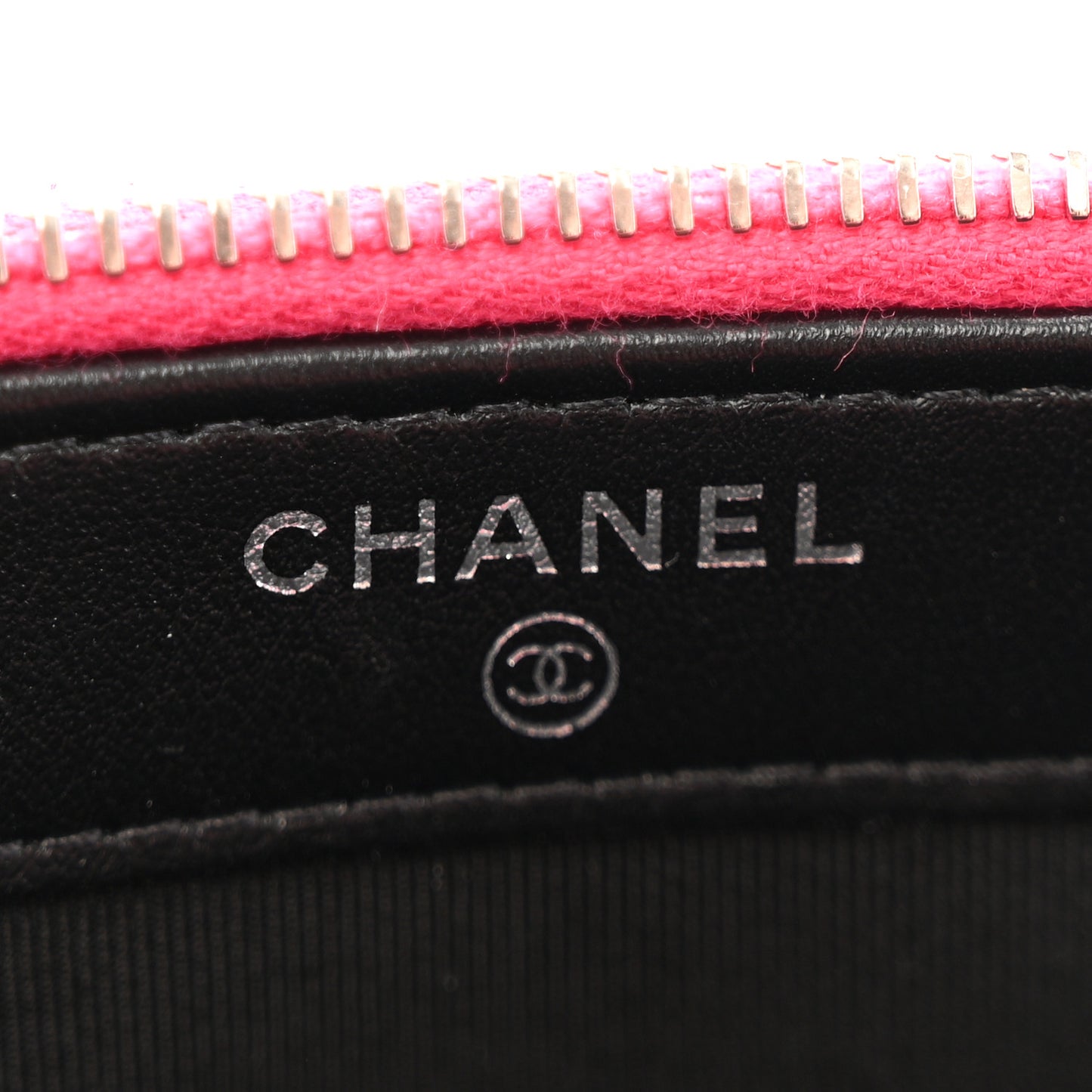Patent Quilted Small Clutch With Chain Pink Black