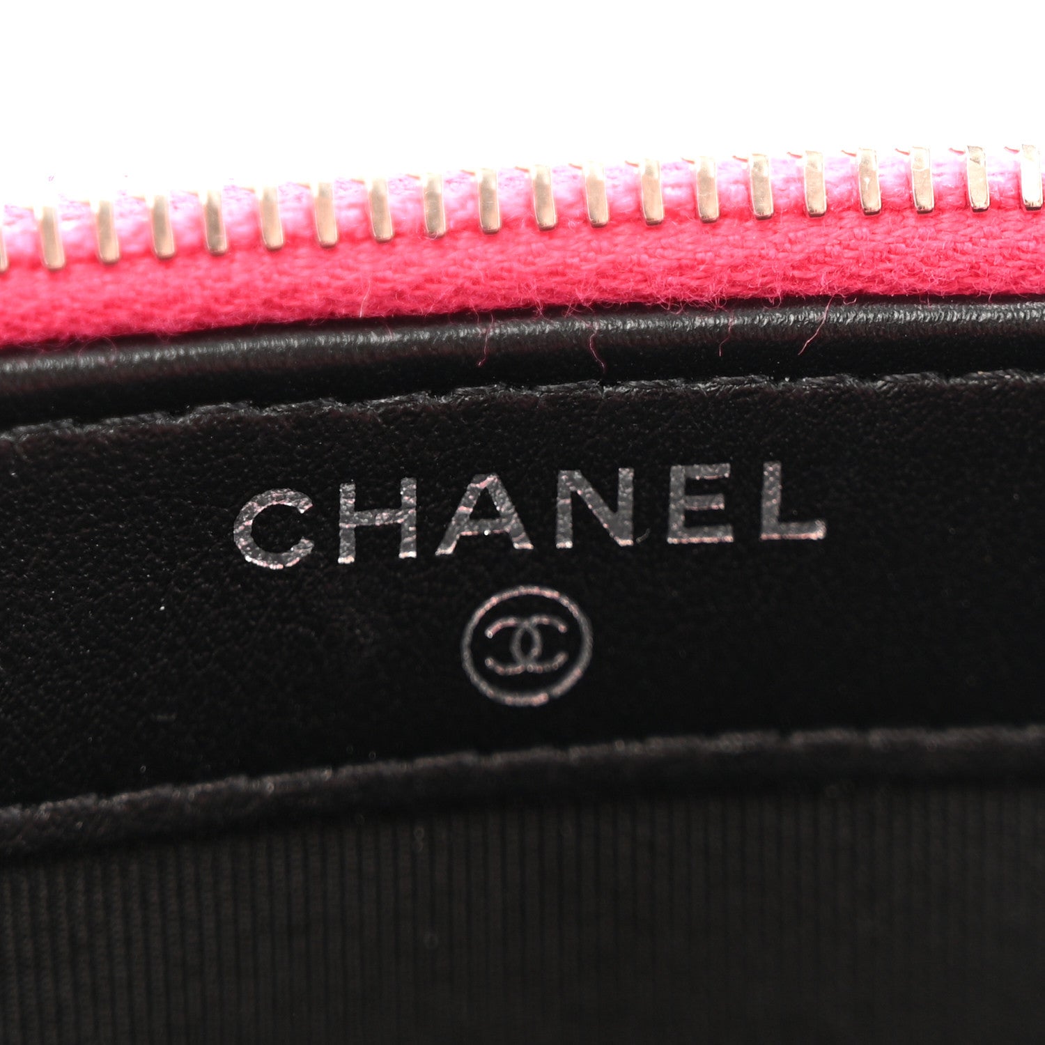 Chanel Patent Quilted Small Clutch With Chain Pink Black 6 of 14