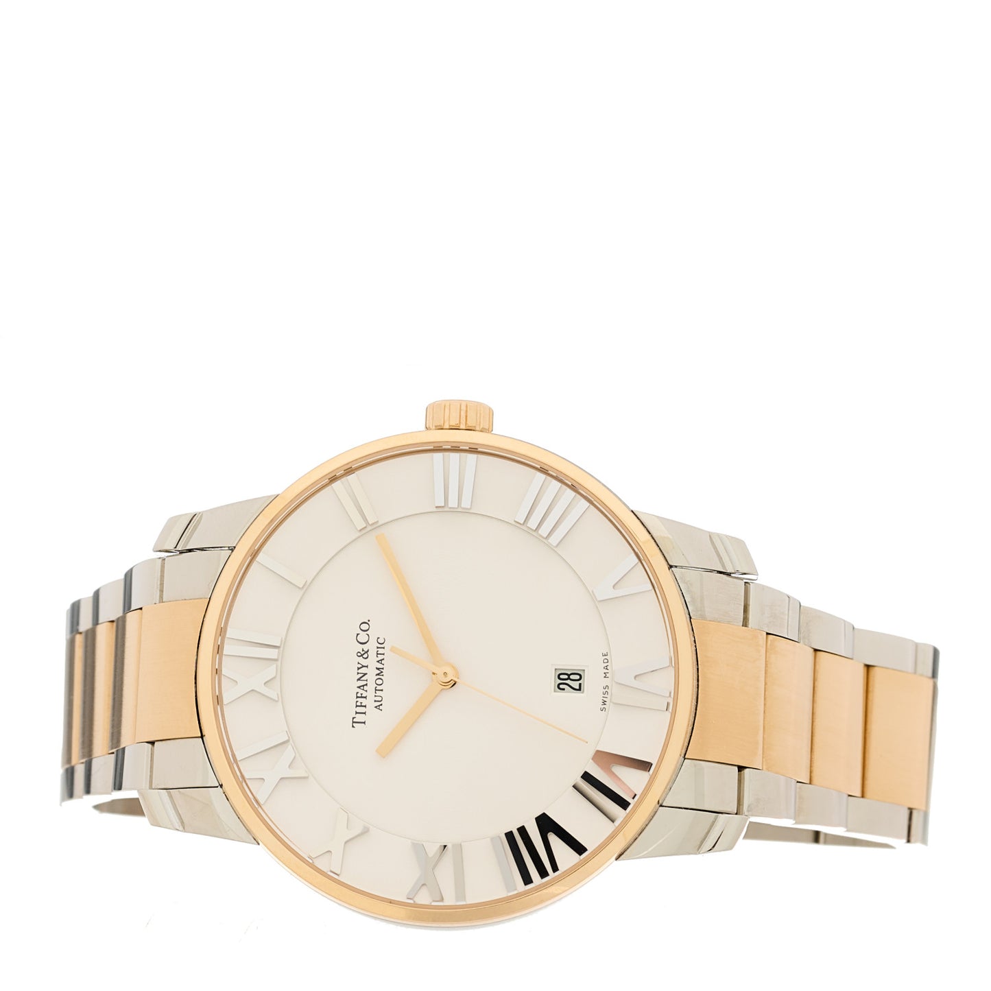 Stainless Steel 18K Rose Gold 42mm Atlas Automatic Watch