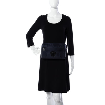 Versace Nylon Palazzo Medusa Belt Bag Navy 2 of 14