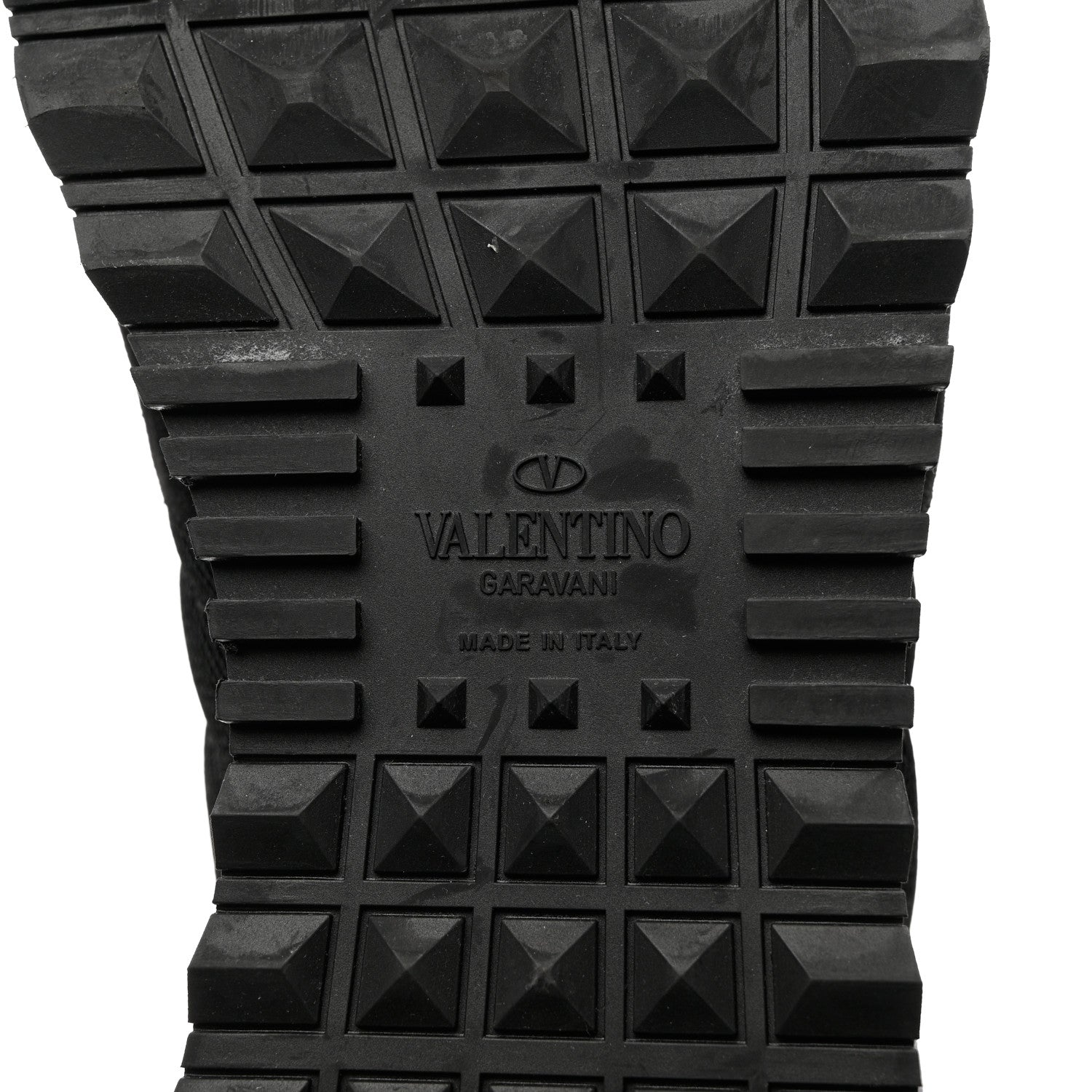 Valentino Garavani Suede Nylon Camouflage Soul Rockstud Sneakers 45 Black Grey 8 of 11