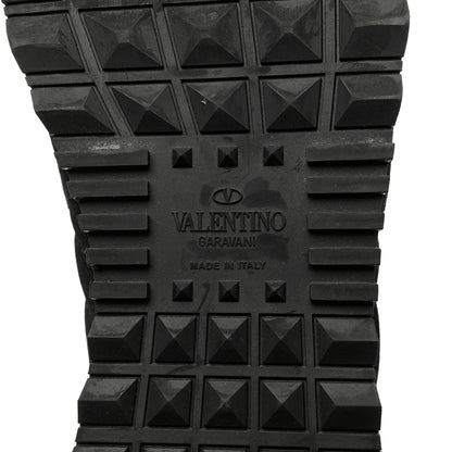 Valentino Garavani Suede Nylon Camouflage Soul Rockstud Sneakers 45 Black Grey 8 of 11