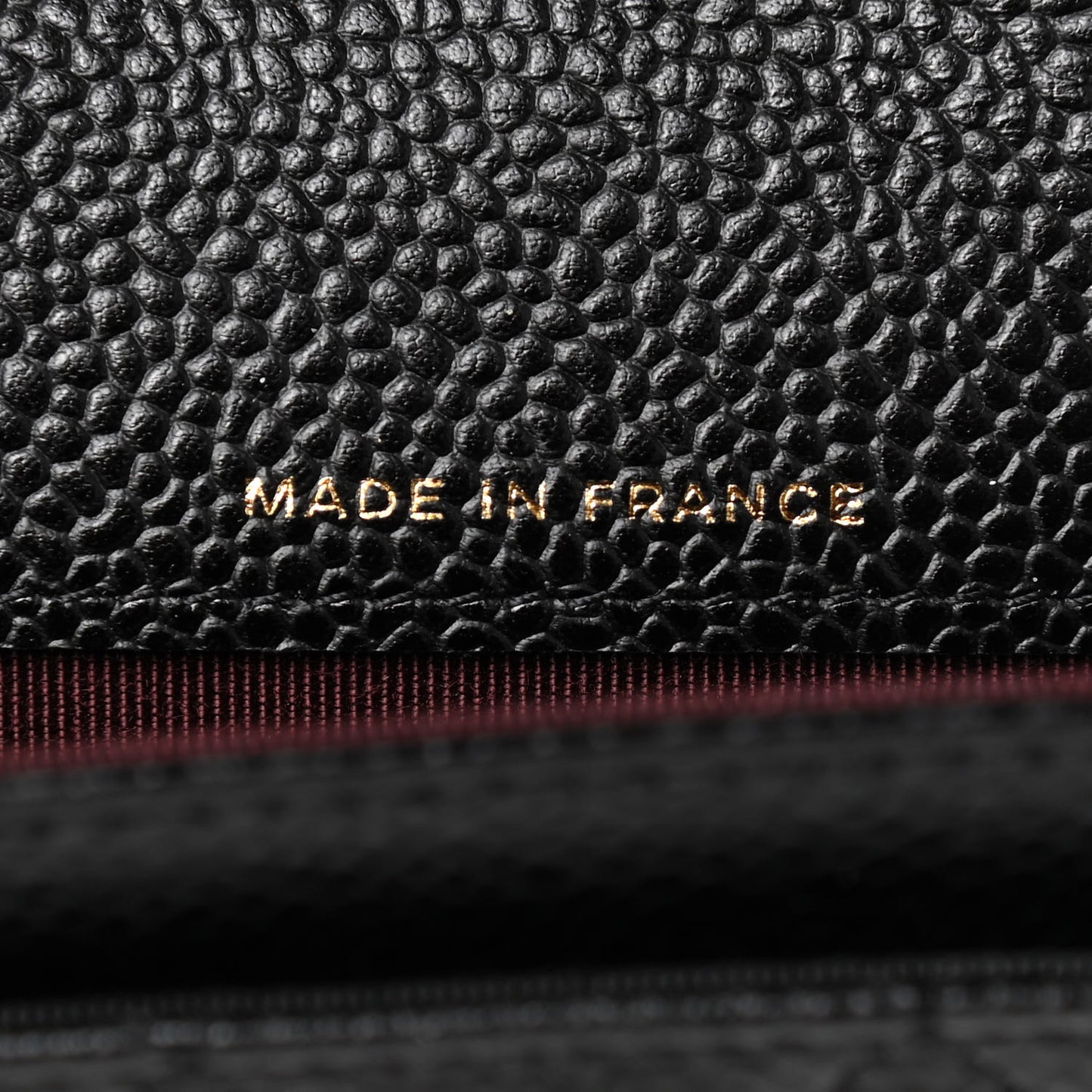 Caviar Quilted Flap Card Holder Wallet Black