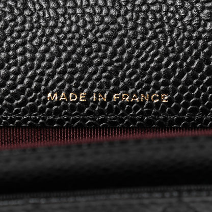 Chanel Caviar Quilted Flap Card Holder Wallet Black 7 of 8