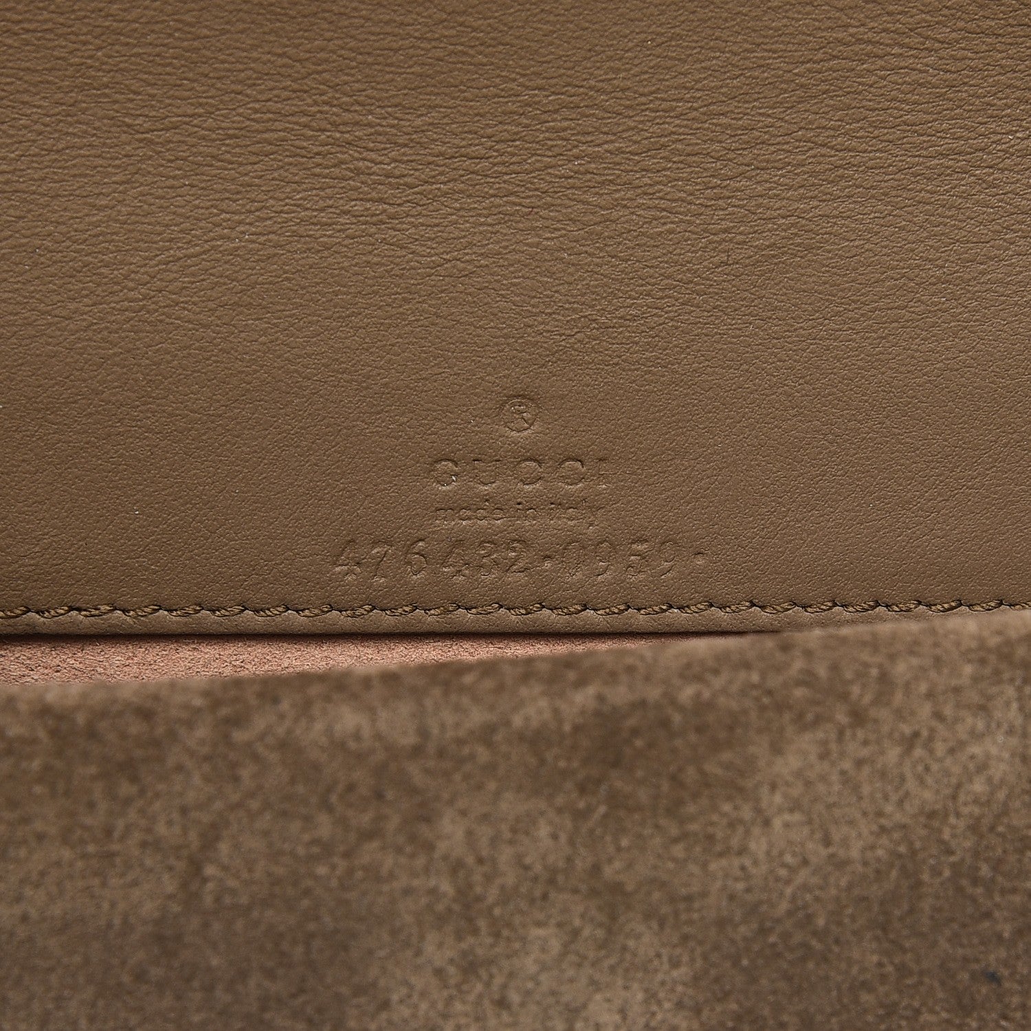 Gucci GG Supreme Monogram Super Mini Dionysus Shoulder Bag Taupe 6 of 7