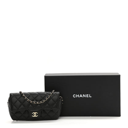 Chanel Caviar Quilted Glasses Case With Chain Black 12 of 12