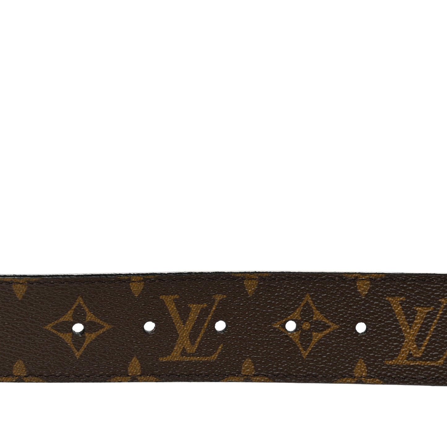 Calfskin Monogram 40mm LV Initiales Reversible Belt 90 36 Black