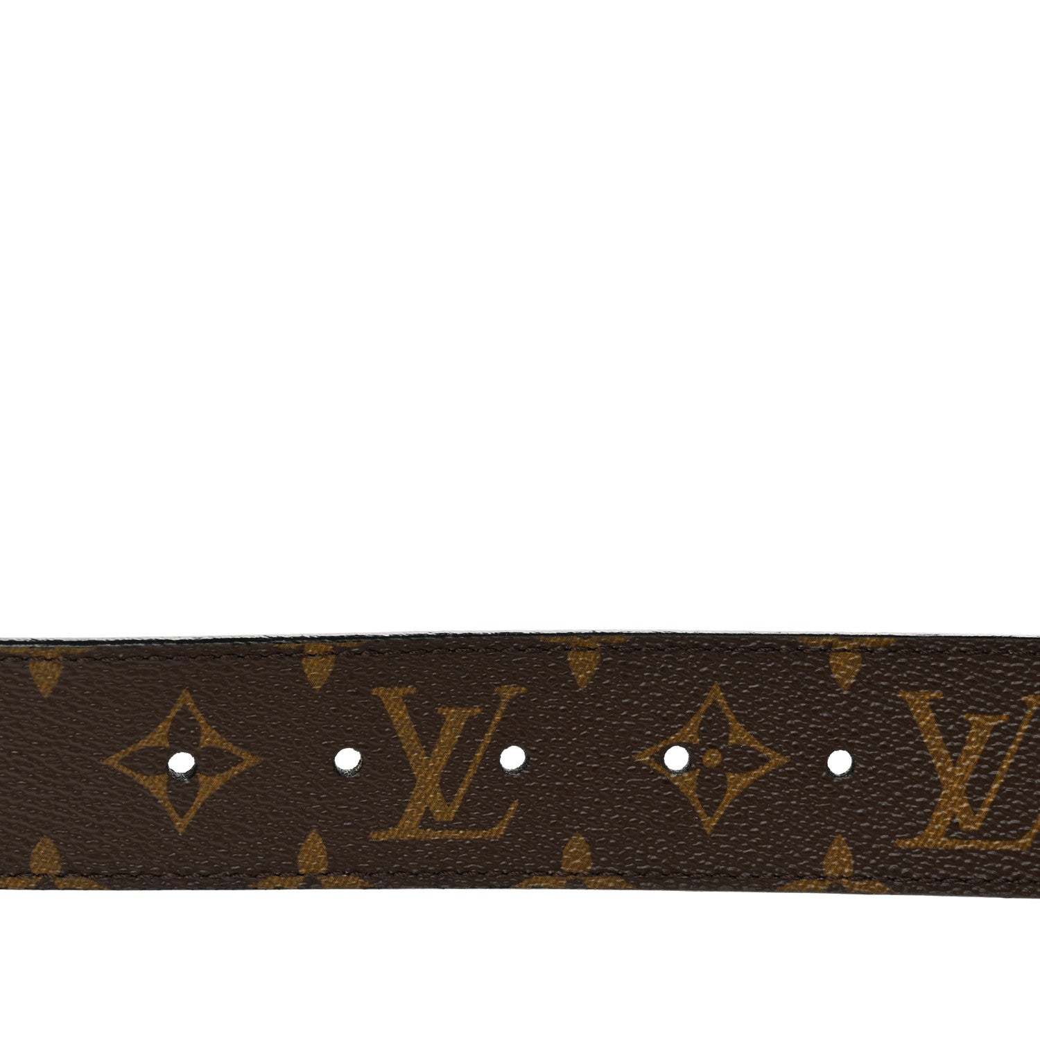 Louis Vuitton Calfskin Monogram 40mm LV Initiales Reversible Belt 90 36 Black 5 of 7