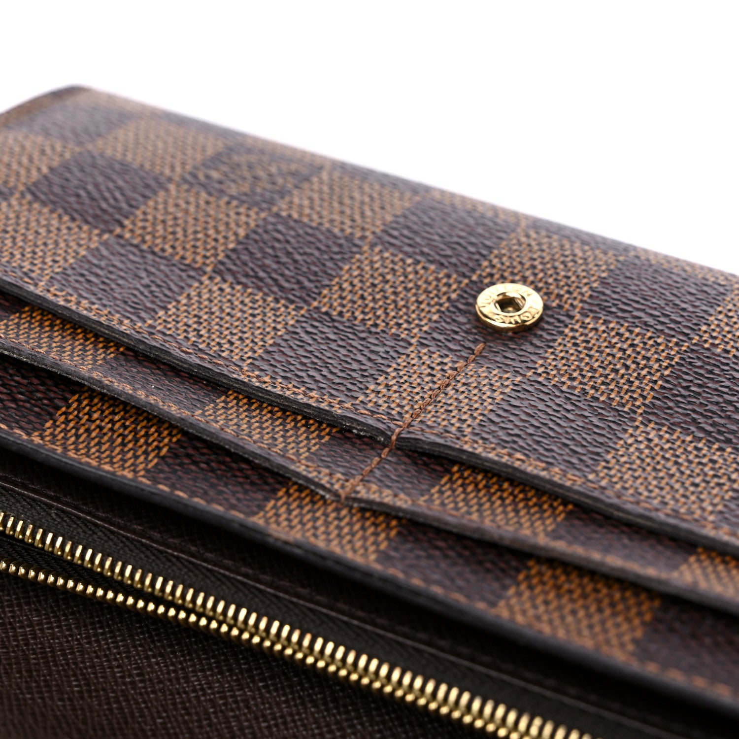 Louis Vuitton Damier Ebene Sarah Wallet NM 11 of 11