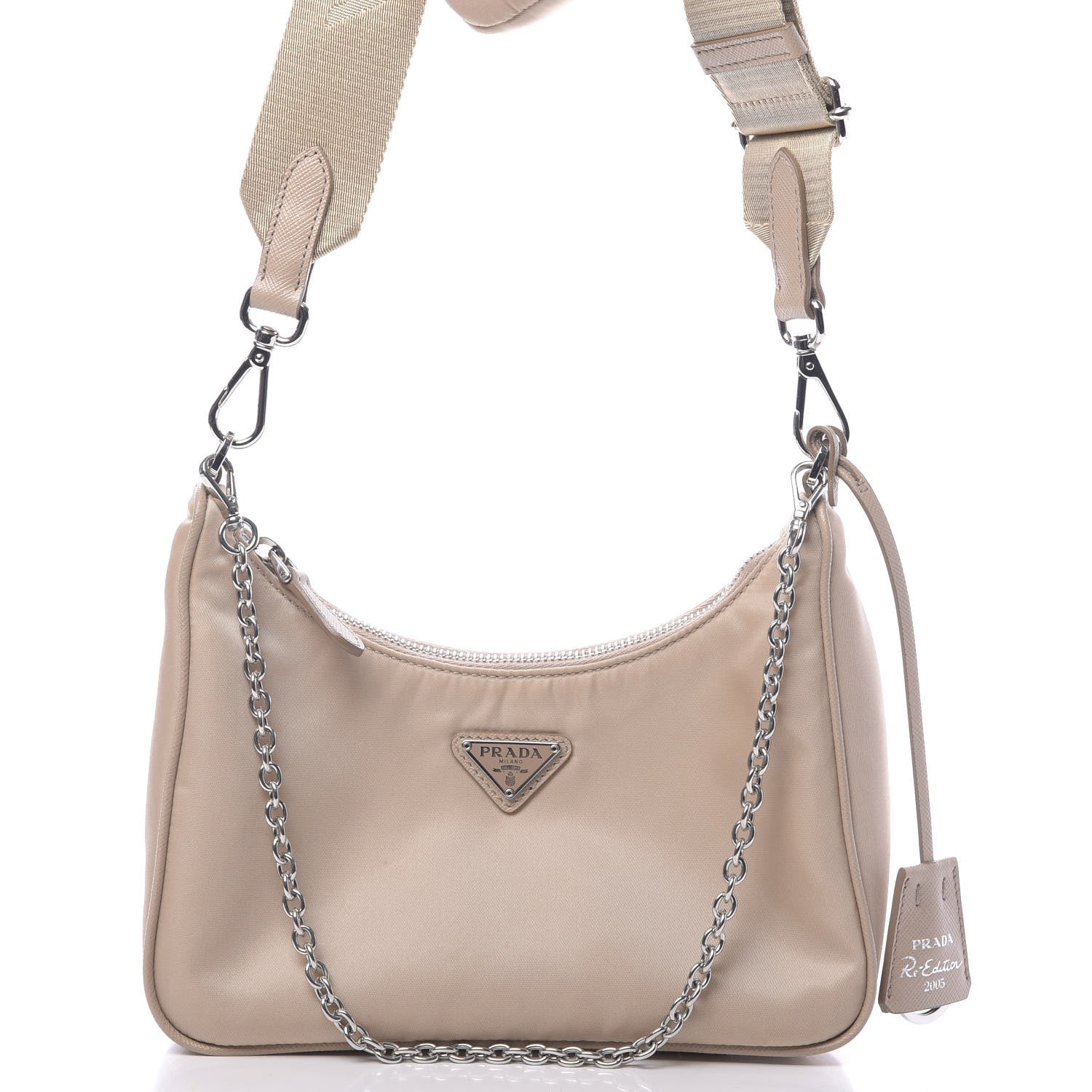 Prada Nylon Re-Edition 2005 Shoulder Bag Cammeo 8 of 11