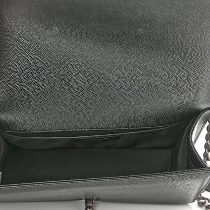 Chanel Caviar Quilted Medium Boy Flap Black 5 of 11