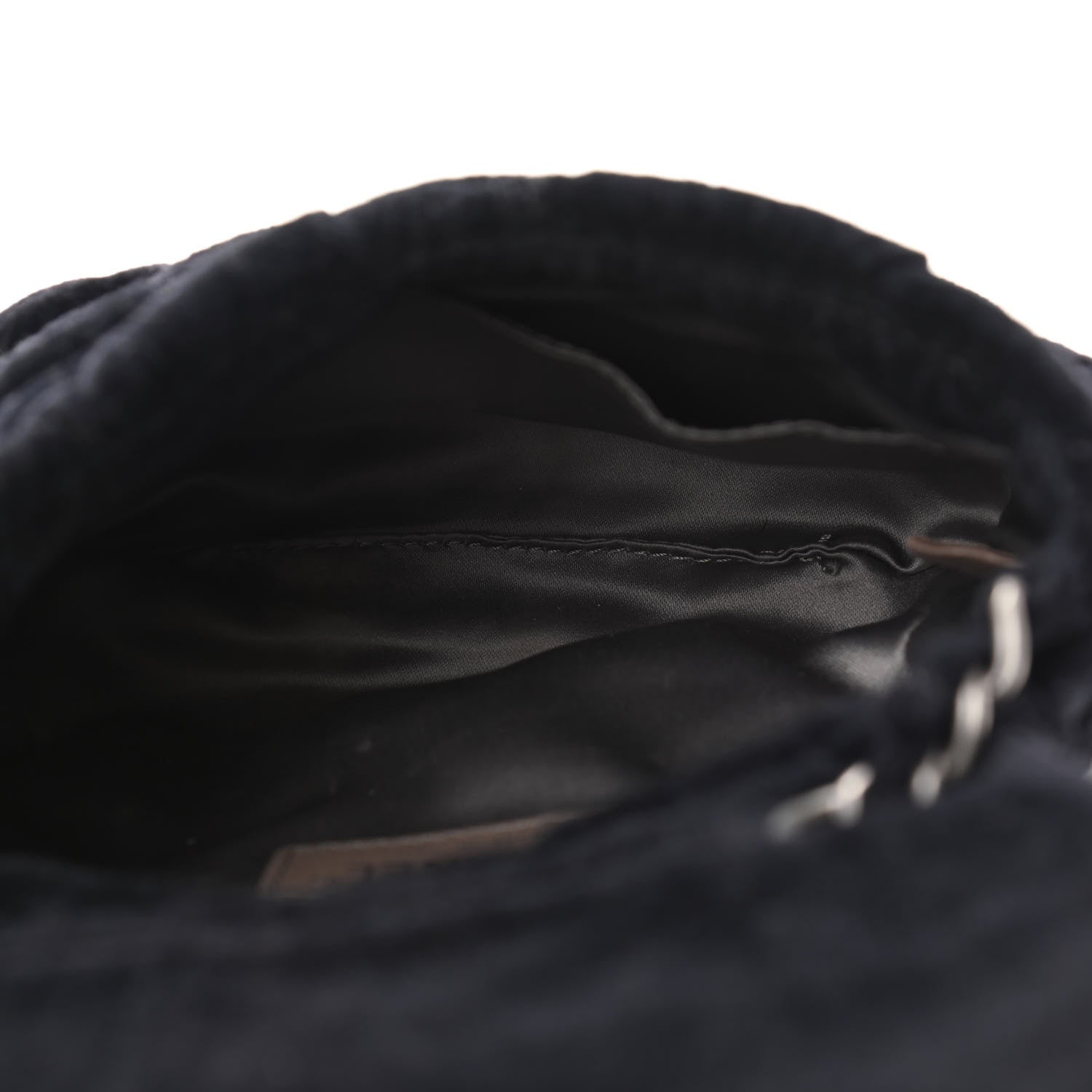 Chanel Velvet Mini Bubble Quilt Flap Black 4 of 8