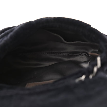 Chanel Velvet Mini Bubble Quilt Flap Black 4 of 8