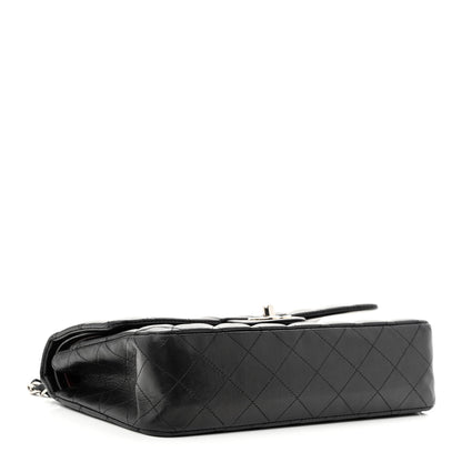 Chanel Lambskin Quilted Medium Double Flap Black 4 of 13