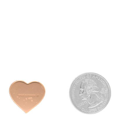 Hermes Rose Gold Plated Brass Mini Coeur Twilly Scarf Ring 2 of 3