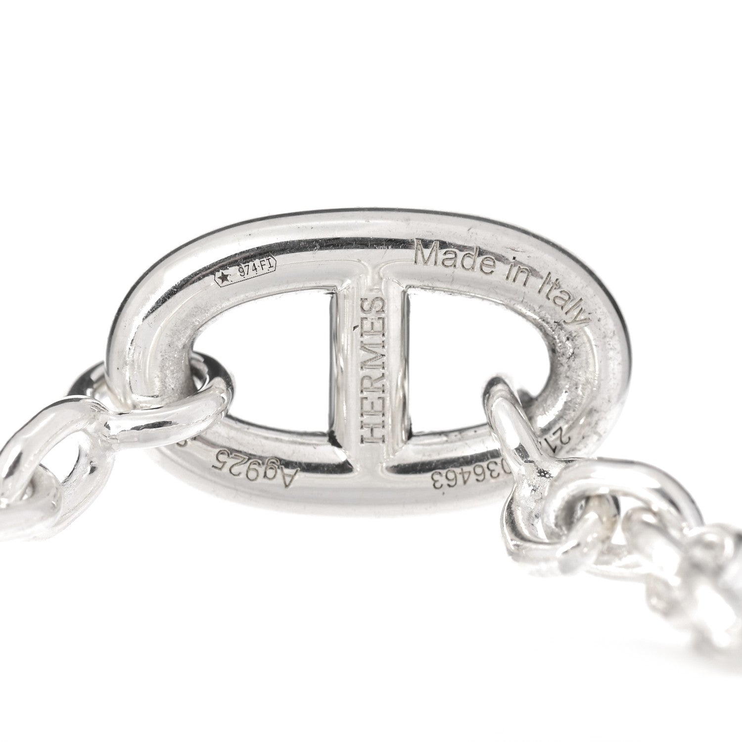 Hermes Sterling Silver Farandole Bracelet SH 3 of 5