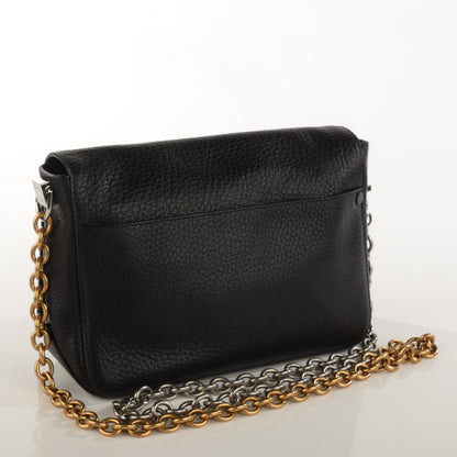 Proenza Schouler Pebbled Calfskin Small Courier Black 3 of 7