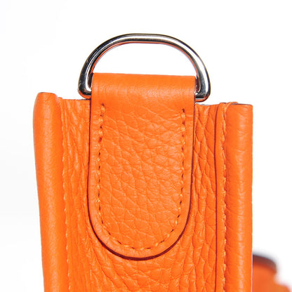Hermes Taurillon Clemence Evelyne III GM Orange 10 of 15