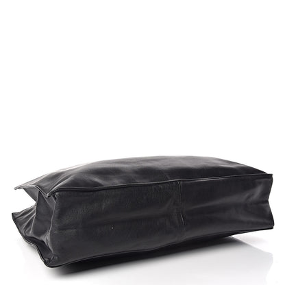 Chanel Lambskin CC Tote Black 4 of 12
