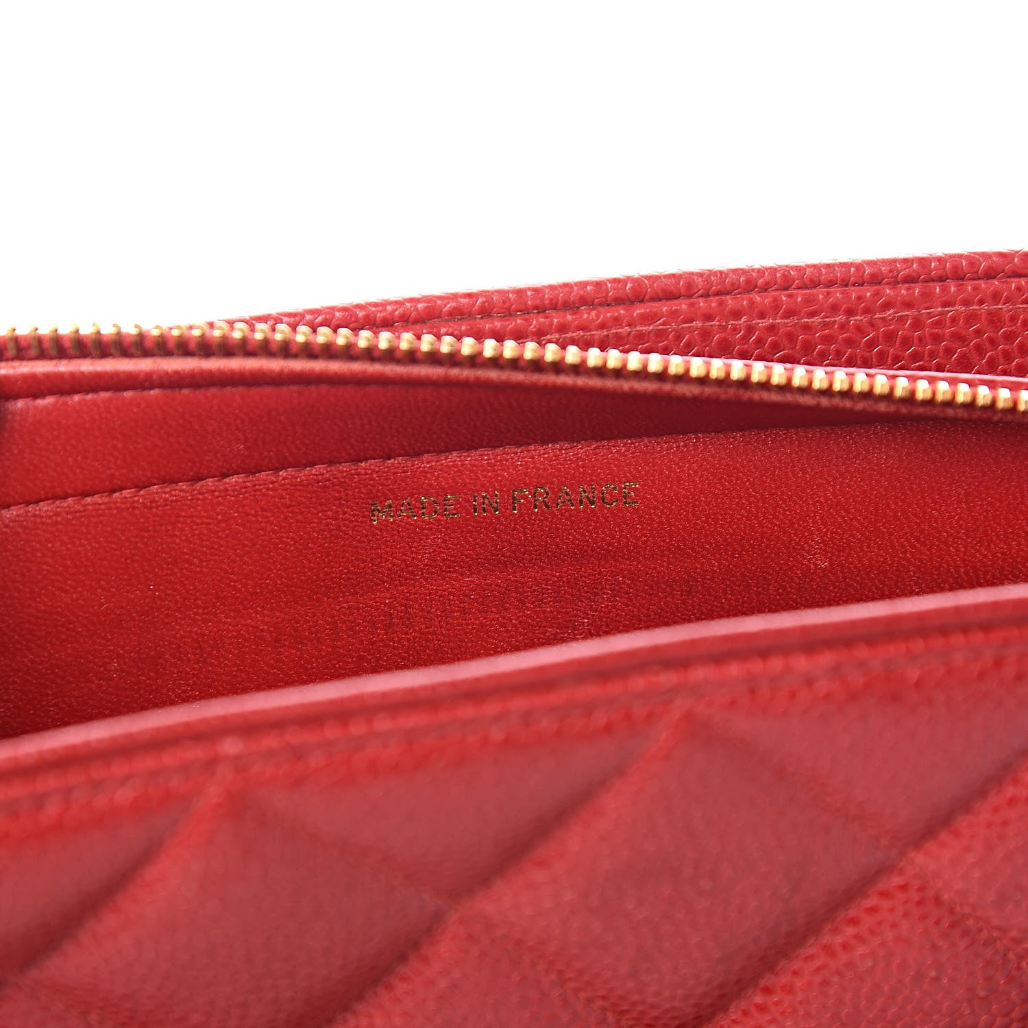 Chanel Caviar Quilted Sun Medallion Shoulder Bag Red 7 of 15