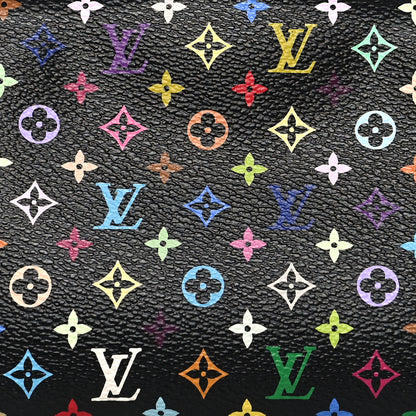Louis Vuitton Monogram Multicolor Cosmetic Pouch Black Grenade 7 of 9