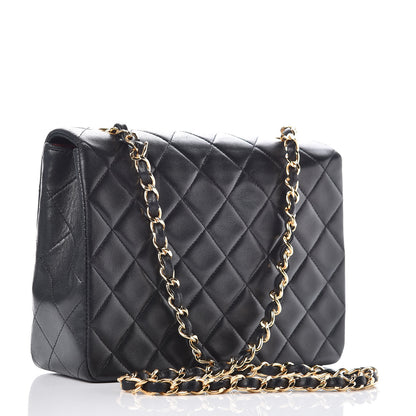 Chanel Lambskin Quilted Mini Square Flap Black 3 of 11