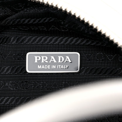 Prada Grace Lux Triangle Top Handle Shoulder Bag White 7 of 8