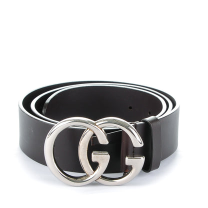 Gucci Calfskin Double G Belt 100 40 Dark Brown 1 of 6