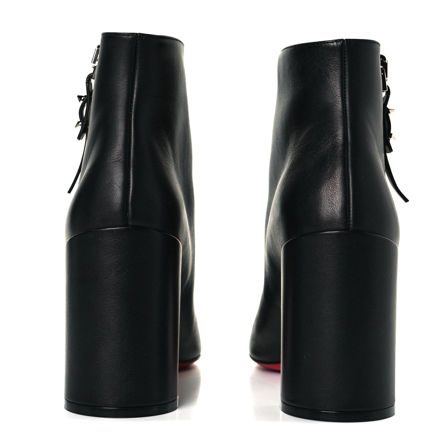 Calfskin Ziptotal 85 Ankle Boots 40 Black