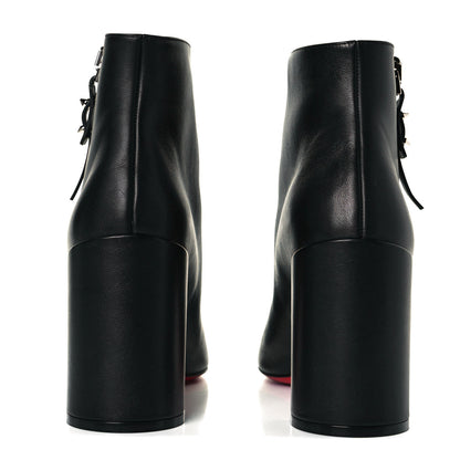 Christian Louboutin Calfskin Ziptotal 85 Ankle Boots 40 Black 5 of 9