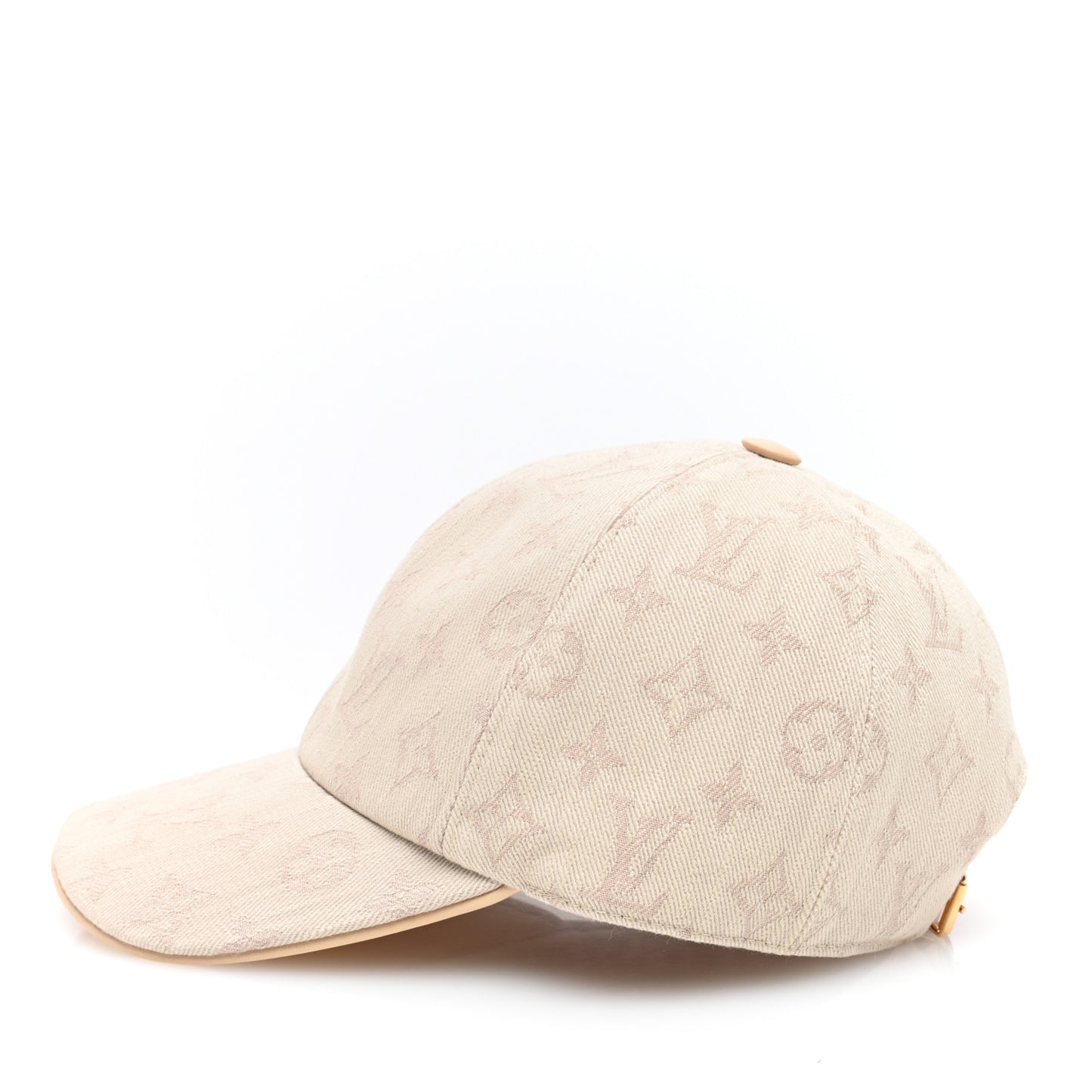 Cotton Monogram Jacquard Be My Cap Beige