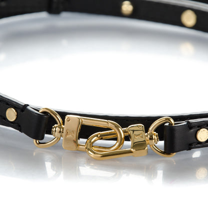 Louis Vuitton Calfskin Adjustable Shoulder Strap Black 4 of 4