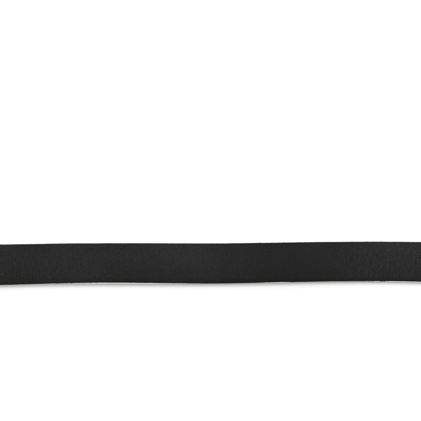Smooth Calfskin Square Buckle Belt 95 Black