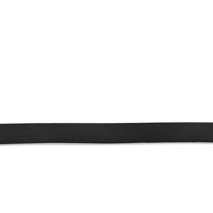 Saint Laurent Smooth Calfskin Square Buckle Belt 95 Black 8 of 10