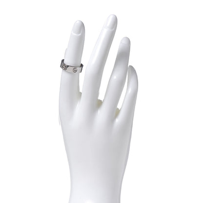 Cartier 18K White Gold 5.5mm LOVE Ring 52 6 2 of 5