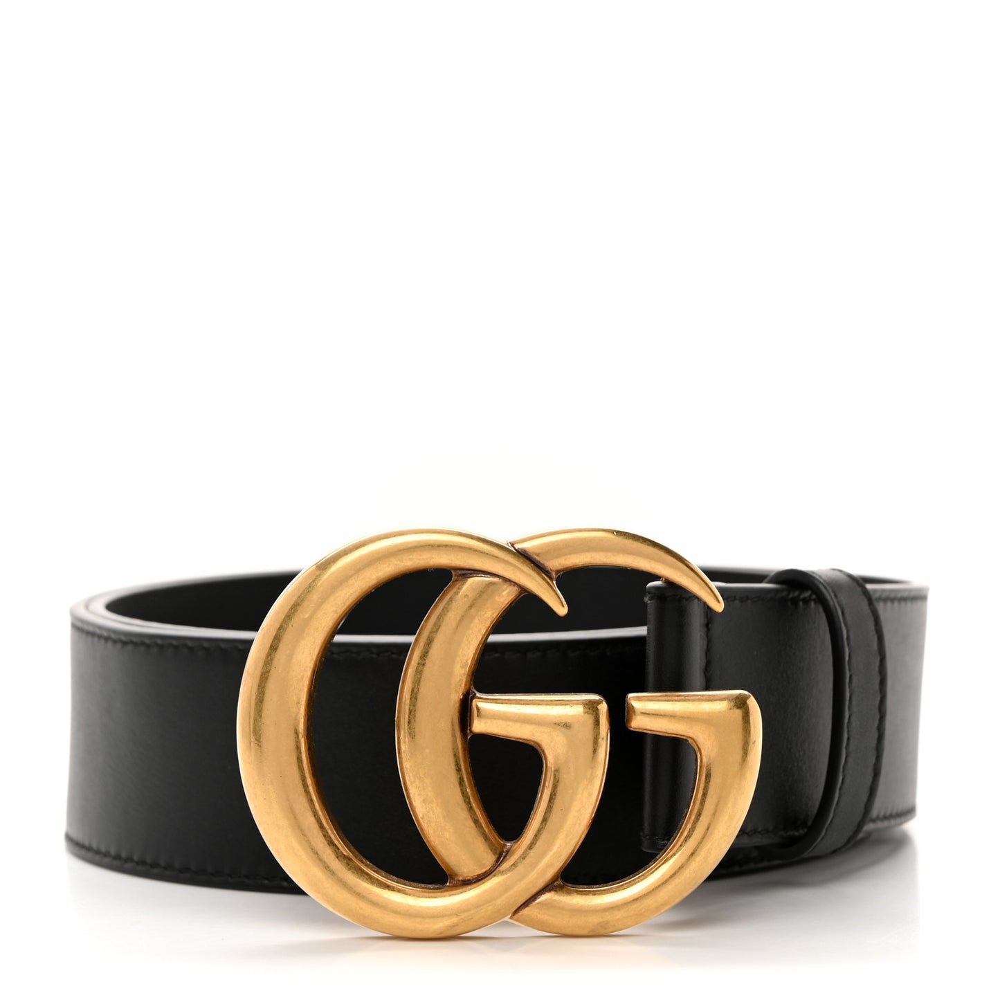 Plutone Calfskin Double G 40mm Belt 75 30 Black