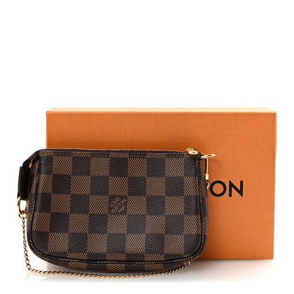 Louis Vuitton Damier Ebene Mini Pochette Accessories 8 of 8