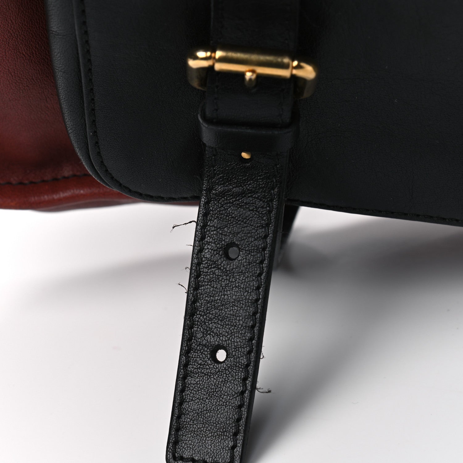 Chloe Calfskin Pocket Shopper Tote Holly Berry 12 of 13