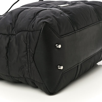 Burberry Nylon House Check Quilted Abbey Diaper Bag Black 10 of 12