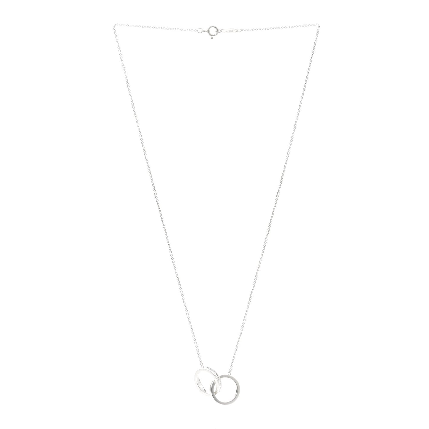 Sterling Silver 1837 Interlocking Circles Pendant Necklace
