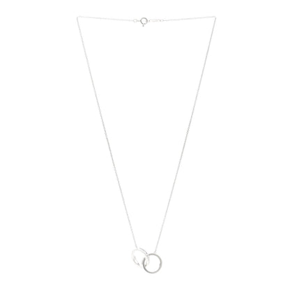 Tiffany Sterling Silver 1837 Interlocking Circles Pendant Necklace 3 of 4