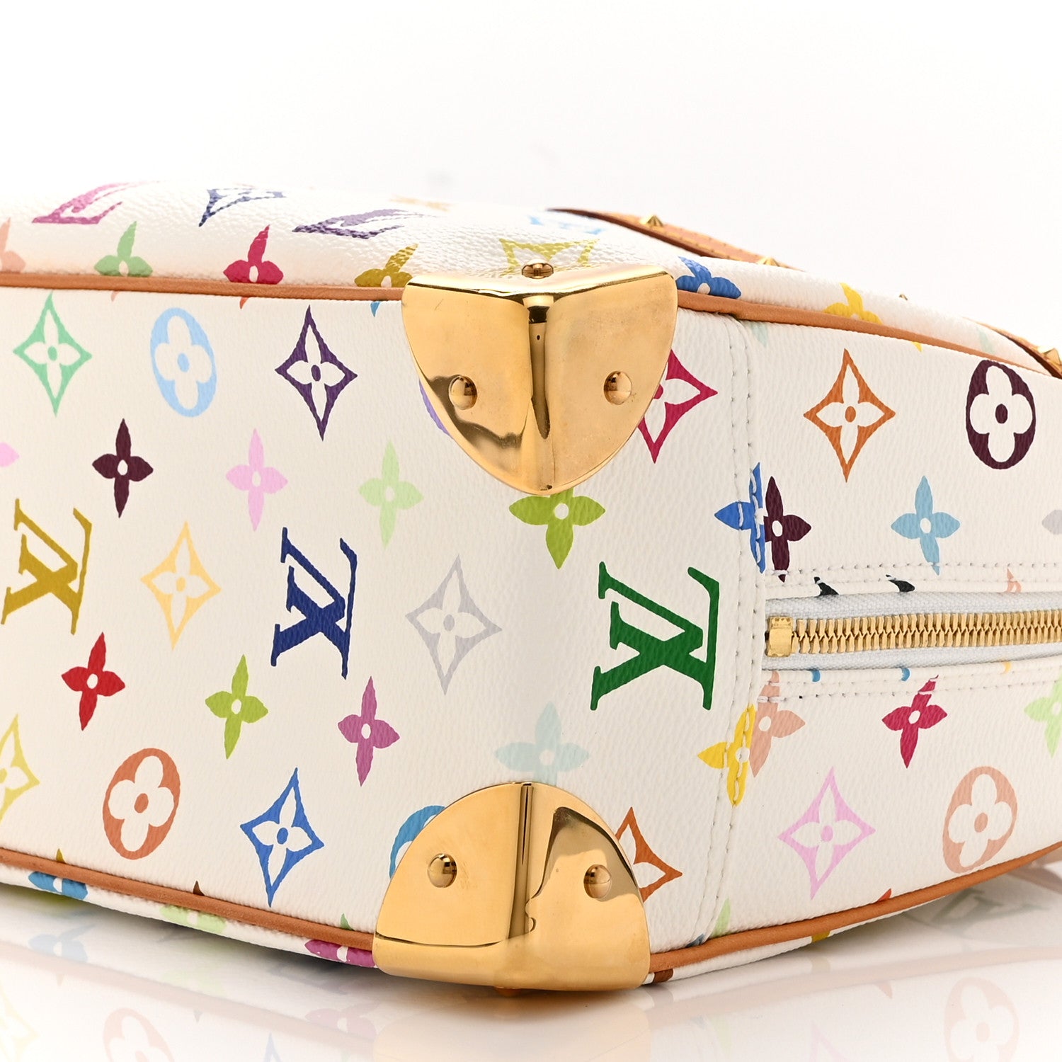 Louis Vuitton Monogram Multicolor Trouville White 10 of 10