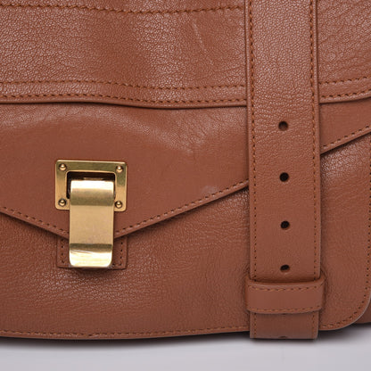 Proenza Schouler Lambskin Medium PS1 Satchel Saddle 9 of 9