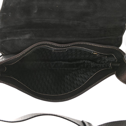 Christian Dior Metallic Calfskin Baudrier Saddle Bag Brown 5 of 13
