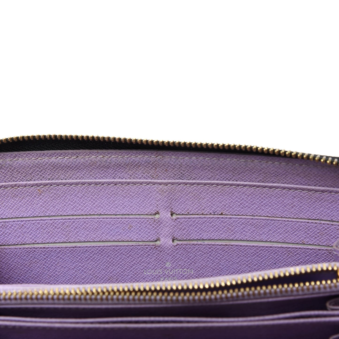 Monogram Multicolor Zippy Wallet Black Violet